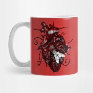 The Fly and the Heart Mug